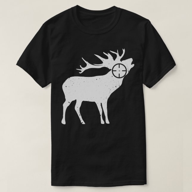 Jagd auf Hirschwald Sniper Shoot 1 T-Shirt (Design vorne)