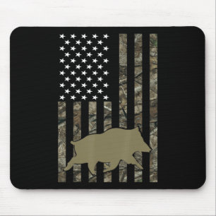 Jagd auf Männer Wildschweine Mousepad