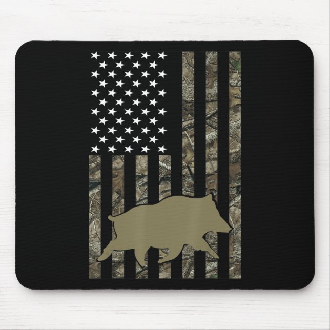 Jagd auf Männer Wildschweine Mousepad (Vorne)