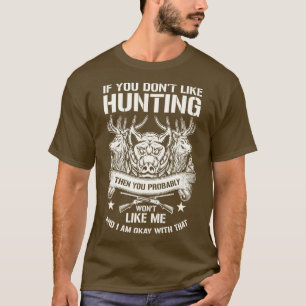 Jagd auf wild lebende Tiere Jäger Shooting T-Shirt