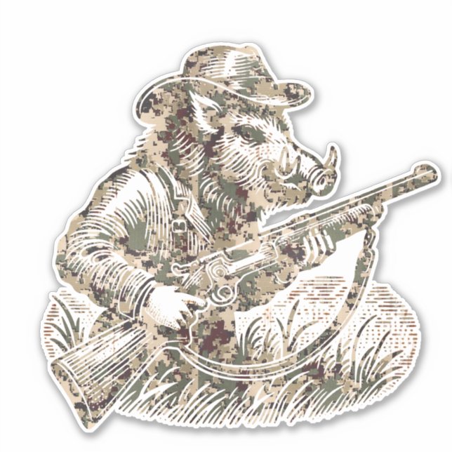 Jagd Aufkleber (Vorderseite)