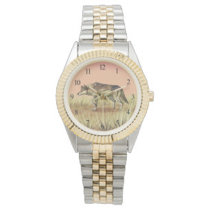 Jagd bei Sonnenaufgang Armbanduhr