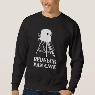Jagd Blind Man Cave Lustiger Hirschjäger und Jäger Sweatshirt