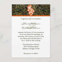 Jagd Camouflage Hochzeit Einladung