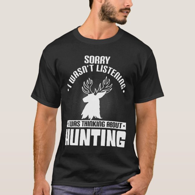Jagd Camping Hirsch Hobby Jäger Mounteneer T-Shirt (Vorderseite)