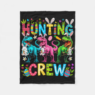 Jagd-Crew Ostern Drei süße Hasen T-Rexe Hun Fleecedecke