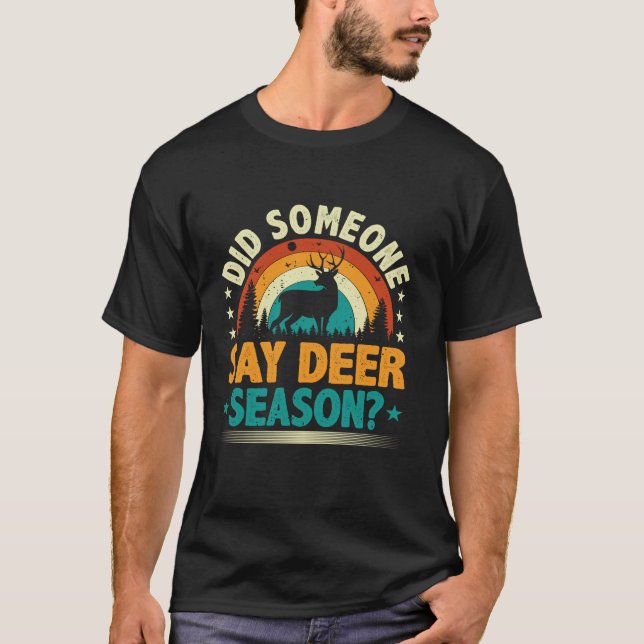 Jagd Deer Buck Jagd Patriotic Hunter Long Sl T-Shirt (Vorderseite)