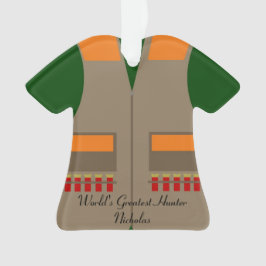 Jagd der Weste-Weihnachtsverzierung Ornament