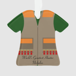 Jagd der Weste-Weihnachtsverzierung Ornament