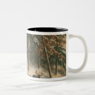 Jagd-Elche Zweifarbige Tasse