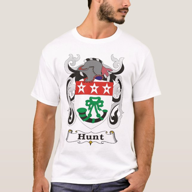 Jagd-Familienwappen-T - Shirt (Vorderseite)