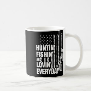 Jagd Fischerei Liebevoller Täglicher Amerikanische Kaffeetasse