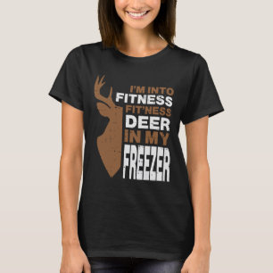 Jagd Fitness Hirsch im Gefrierfass Hunter Männer W T-Shirt