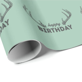 Jagd-Geburtstags-Packpapier für Jäger Geschenkpapier