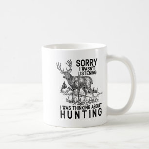 Jagd - Hirsch Lustige Sprüche Jäger Geschenk Tank Kaffeetasse