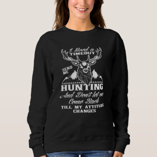 Jagd-Hobby Stolzer Hirschjäger Jagdsaison Jäger Sweatshirt