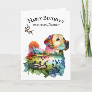 Jagd Labrador Retriever Nephew Karte