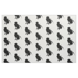 Jagd-Labrador-Retriever-Silhouette-Liebe-Hunde Stoff