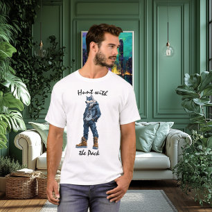 Jagd mit dem Pack Wolf Krieger-T - Shirt