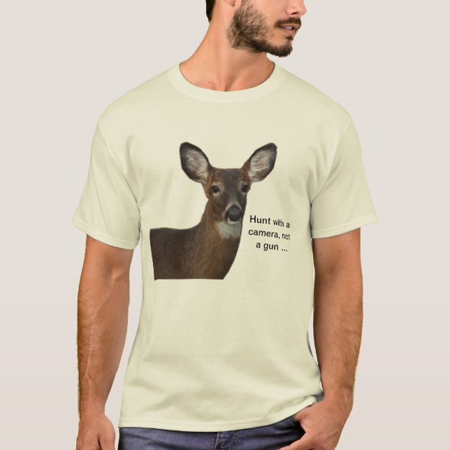 Jagd mit einem Kamerarotwildt-shirt T-Shirt (Vorderseite)