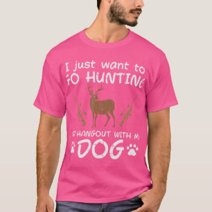 Jagd mit Hund-Funny Hirsche Jäger Männer T-Shirt