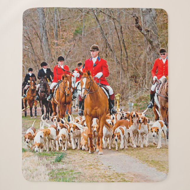 Jagd mit Hunden Sherpadecke (Vorderseite)
