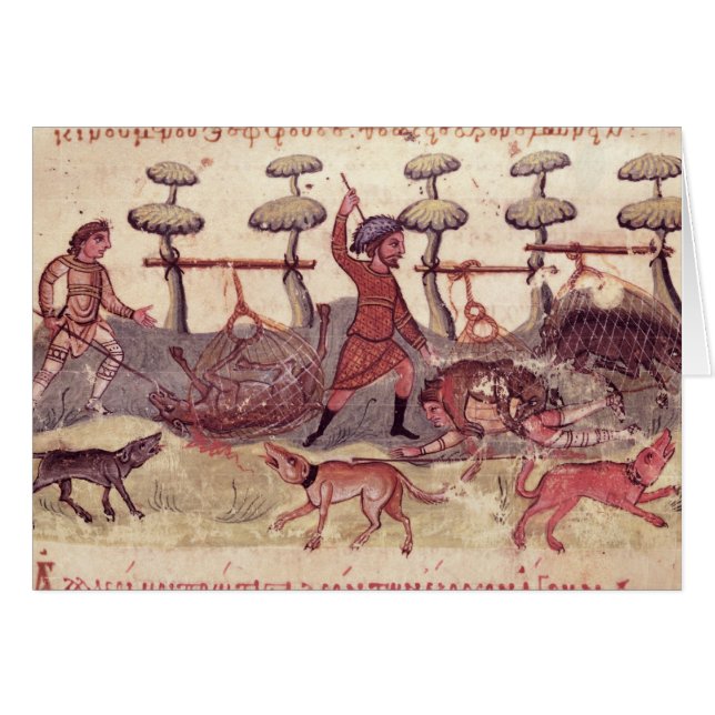 Jagd mit Netzen (Vorderseite (Horizontal))