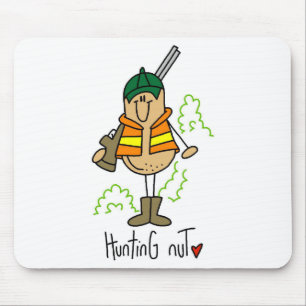 Jagd-Nuss-T-Shirts und Geschenke Mousepad