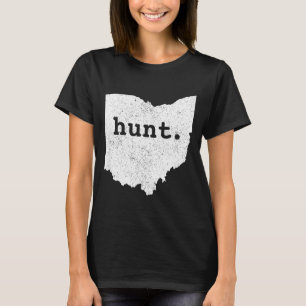 Jagd Ohio Bogenschießen State Deer Hunting Geschen T-Shirt