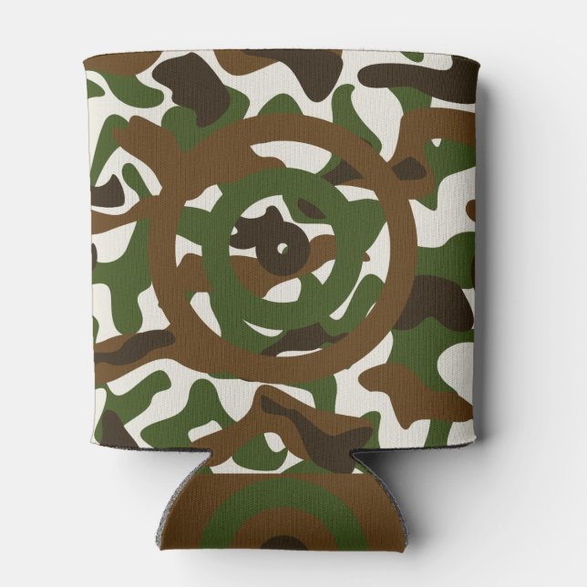 Jagd Outdoor Sportsman Camouflage Foam Dosenkühler (Rückseite)