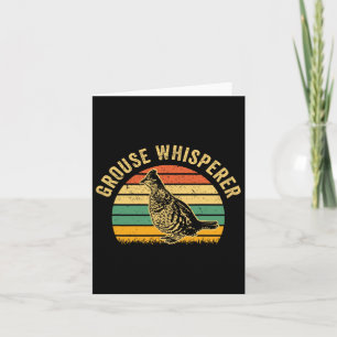 Jagd Ruffed Grouse Bird - Funny Whisperre Karte