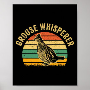 Jagd Ruffed Grouse Bird - Funny Whisperre Poster