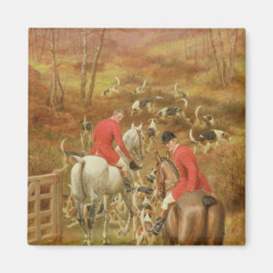 Jagd Scene, 1906 Magnet
