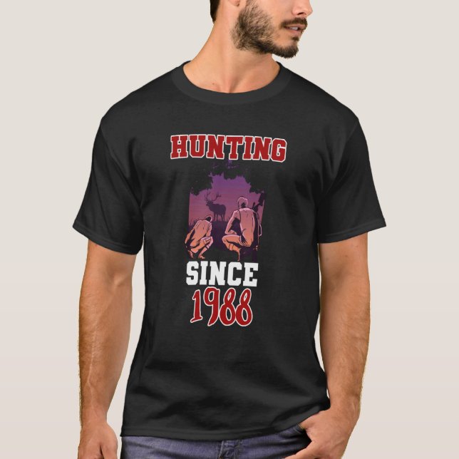 Jagd seit 1988 T-Shirt (Vorderseite)