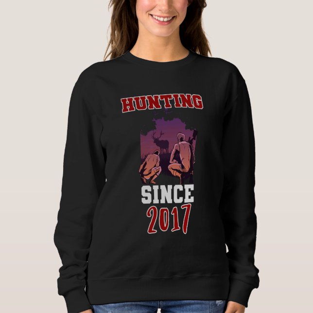 Jagd seit 2017 sweatshirt (Vorderseite)