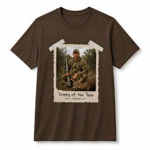 Jagd-Sonderfoto-Shirt, Retro-Foto Jäger T-Shirt