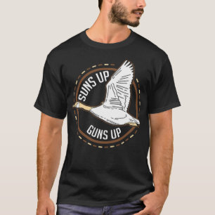 Jagd Songs Up Guns Up Entenguck Fly Bird schwarz a T-Shirt