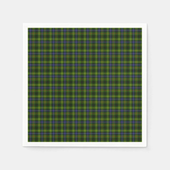 Jagd Stewart Tartan Serviette (Vorderseite)