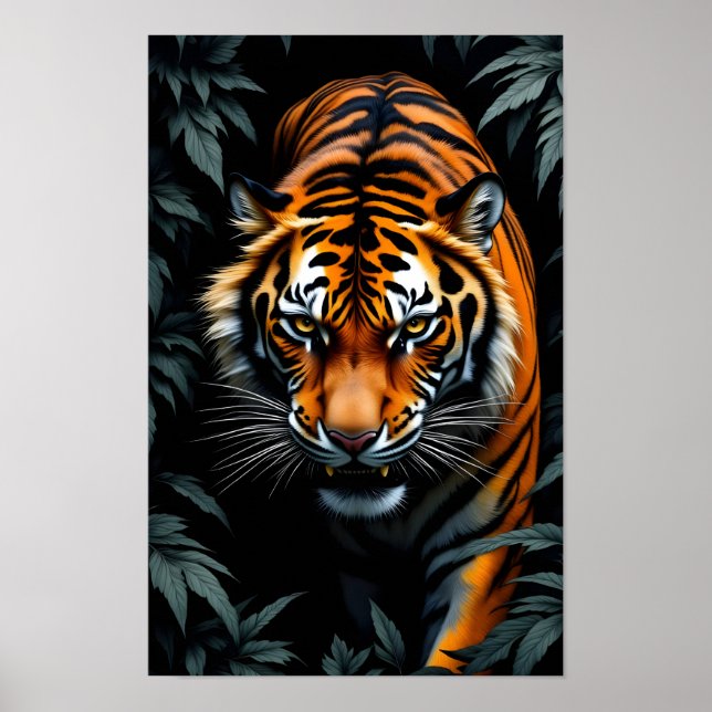 Jagd Tiger Poster (Vorne)