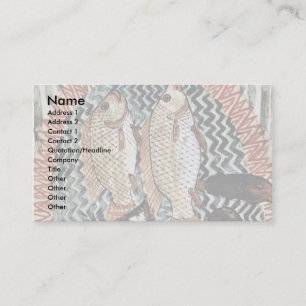 Jagd- und Fischdetails: Pisces von Maler Der G Visitenkarte