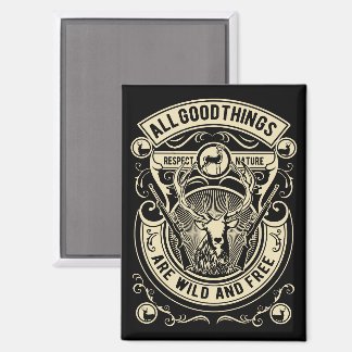Jagd Vintage Magnet