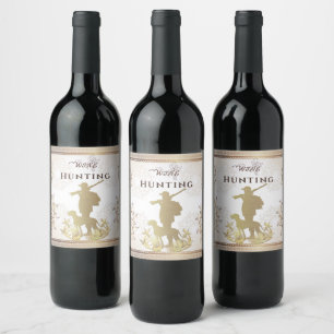 Jagd Weinetikett