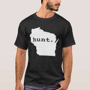 Jagd Wisconsin Bowhunting Staat T-Shirt