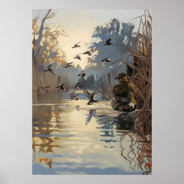 Jagd zu Beginn der Saison Jagd ich gesprochen habe Poster (Vorne)