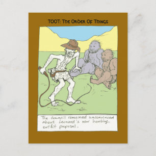 Jagdausrüstung Postkarte