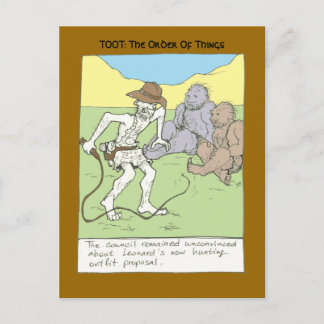 Jagdausrüstung Postkarte