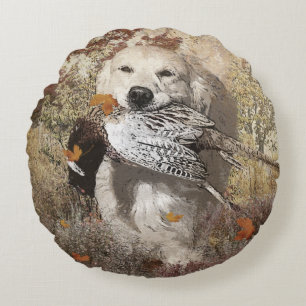 Jagdfasan, Plexiglas-Plakat, Acryldruck Rundes Kissen