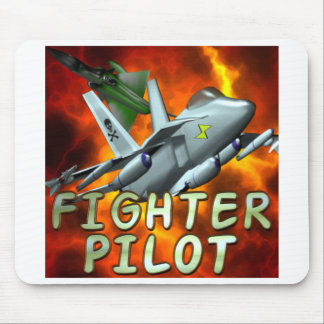 Jagdflieger-Mausunterlage Mousepad