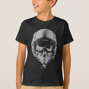 Jagdflieger-Sturzhelm und Höhenmesser T-Shirt