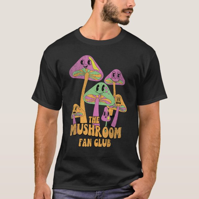 Jagdgebiete Mushroom Fungi T-Shirt (Vorderseite)